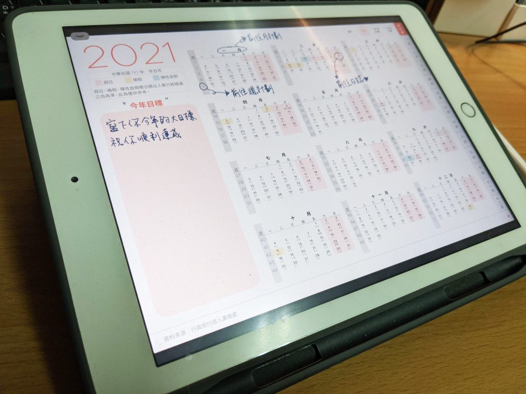 iPad digital planner手寫說明 | me.Learning